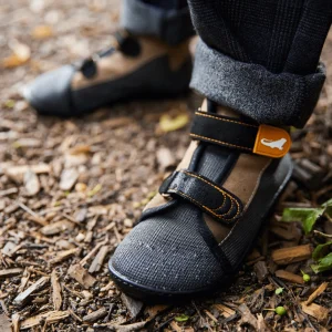 Kinder^leguano Leguanito Scippo Kinder-Barfußschuhe Mit Klett Forester